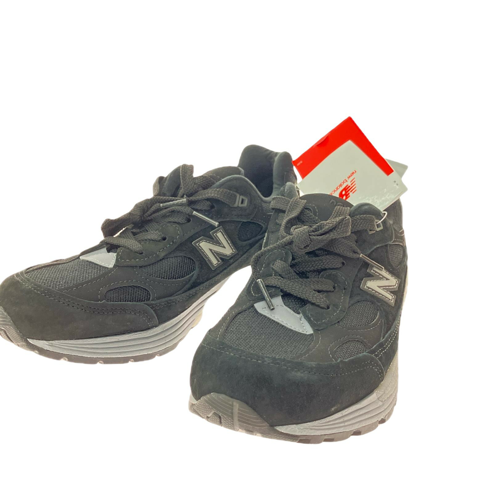 ▼▼【中古】NEW BALANCE ニュー・バランス レディース スニーカー MADE IN U.S.A. width:D スエード 24cm タグ付 M992BL ブラック Aランク