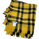 【中古】ISSEY MIYAKE イッセイミヤケ I,S ストール IS14-AD006 イエロー×ブラック Bランク