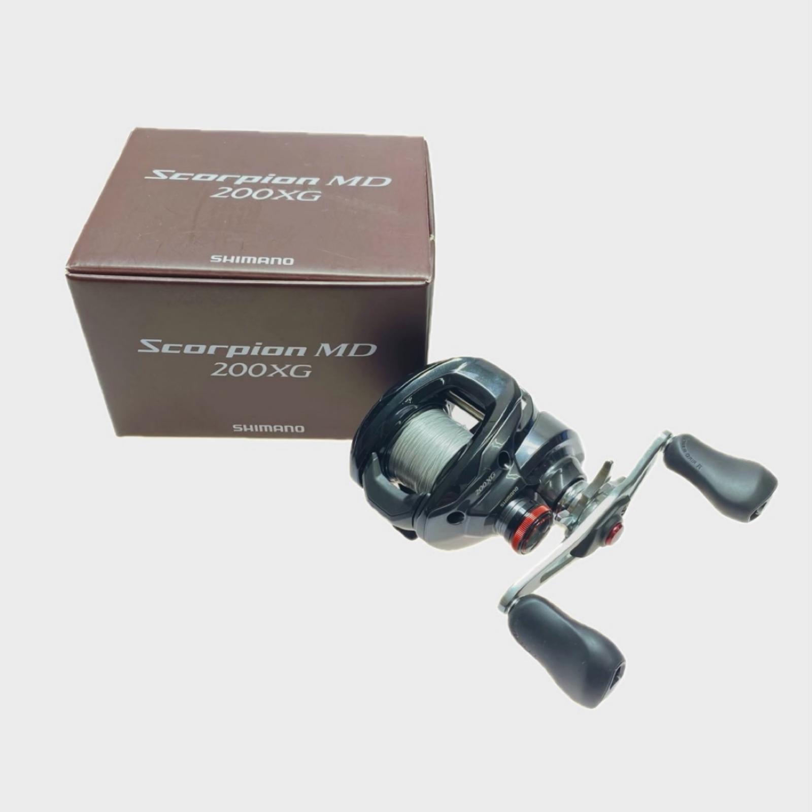 §§【中古】SHIMANO シマノ ベイトリール 24スコーピオンMD 200XG 程度AB 箱付 046918 Aランク