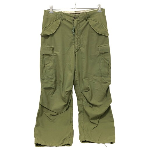 □□【中古】70s US.ARMY パンツ M-65 フィールドパンツ SIZE W31×L35 古着 74年製 SERVALジッパー オリーブ Cランク □□【中古】70s US.ARMY パンツ M-65 フィールドパンツ SIZE W31×L35 古着 74年製 SERVALジッパー オリーブ Cランク