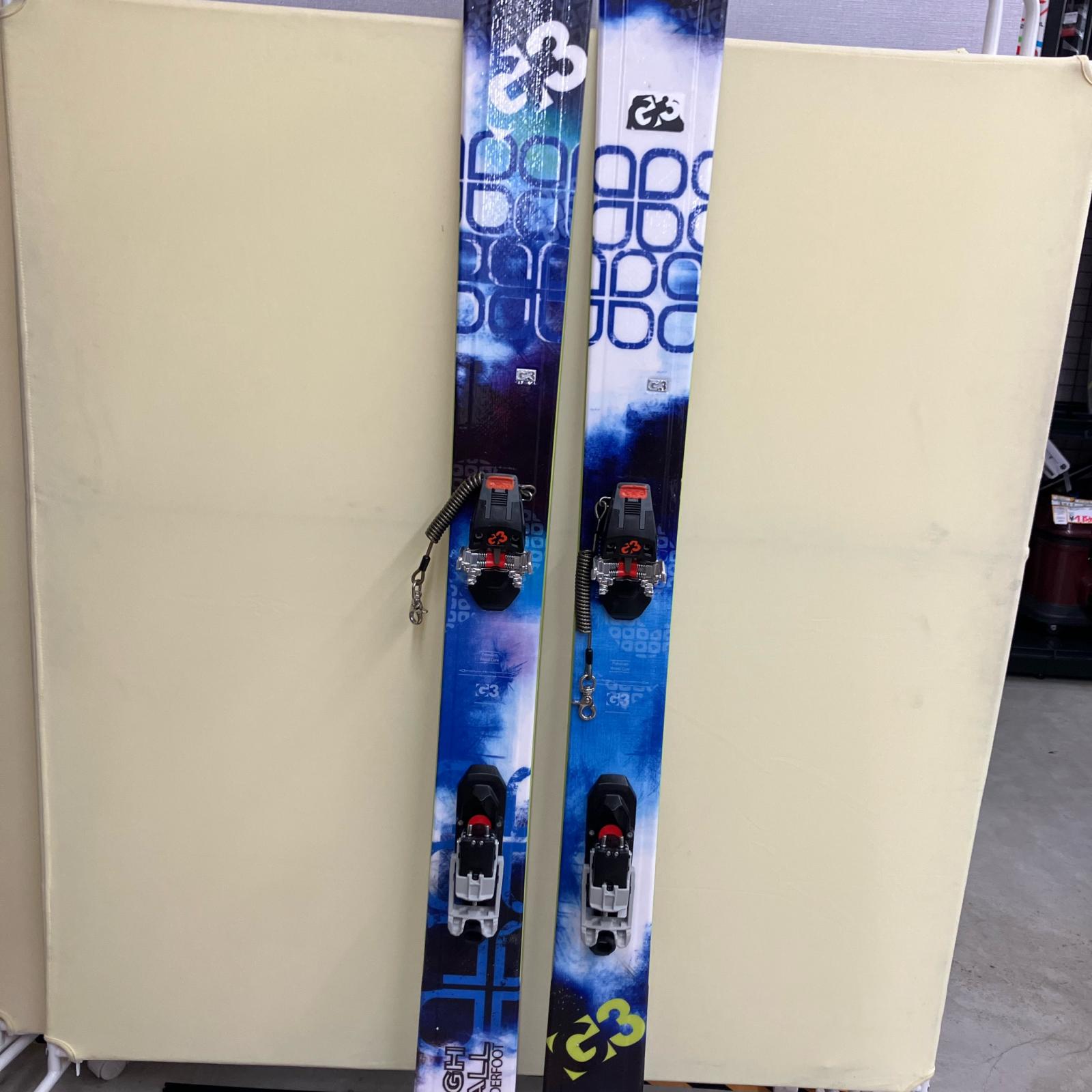 【中古】G3 ジースリー バックカントリースキー G3 high ball ski 180cm ブルー Bランク