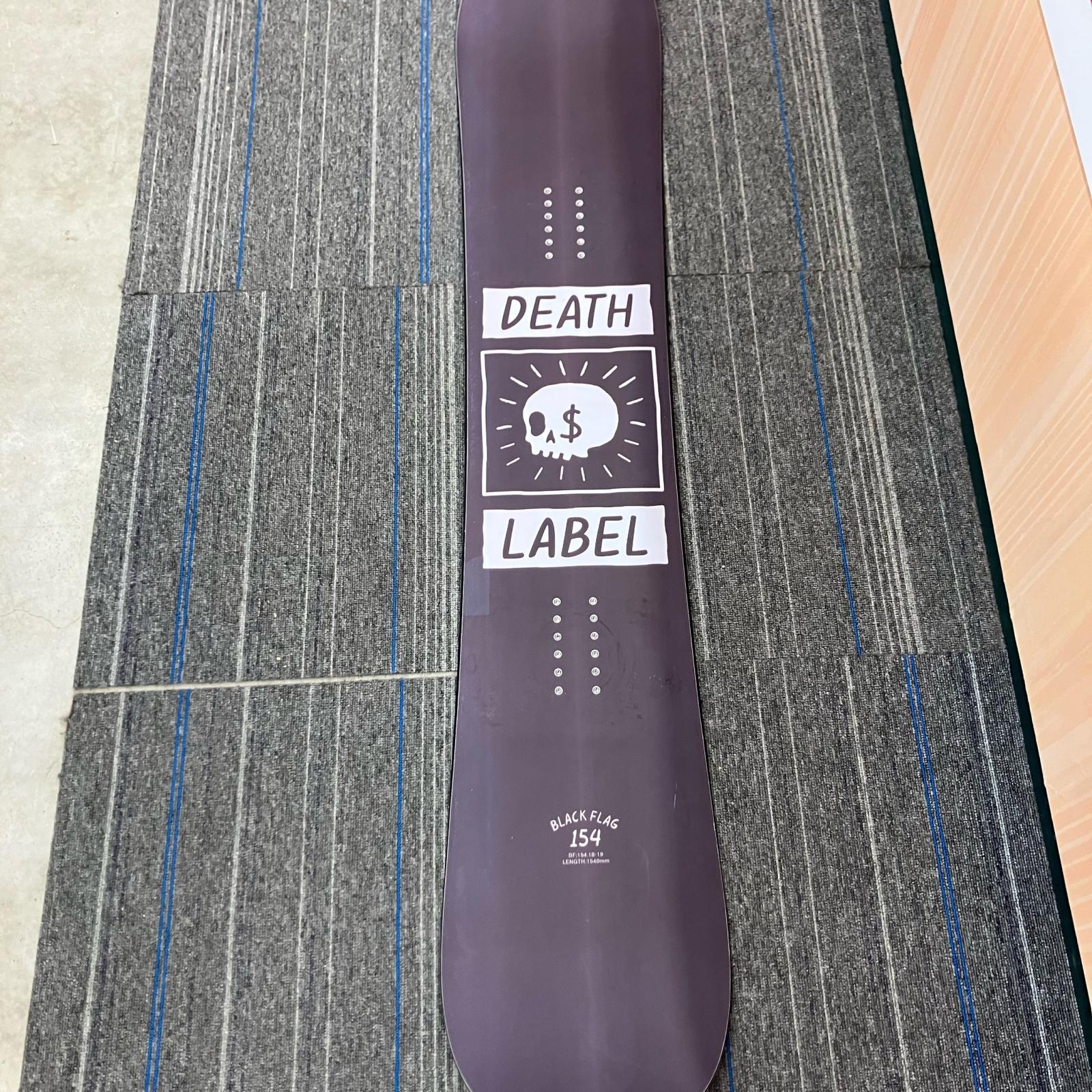 【中古】DEATH LABEL デスレーベル スノーボード DEATH LABEL ブラック 154cm ブラック Bランク