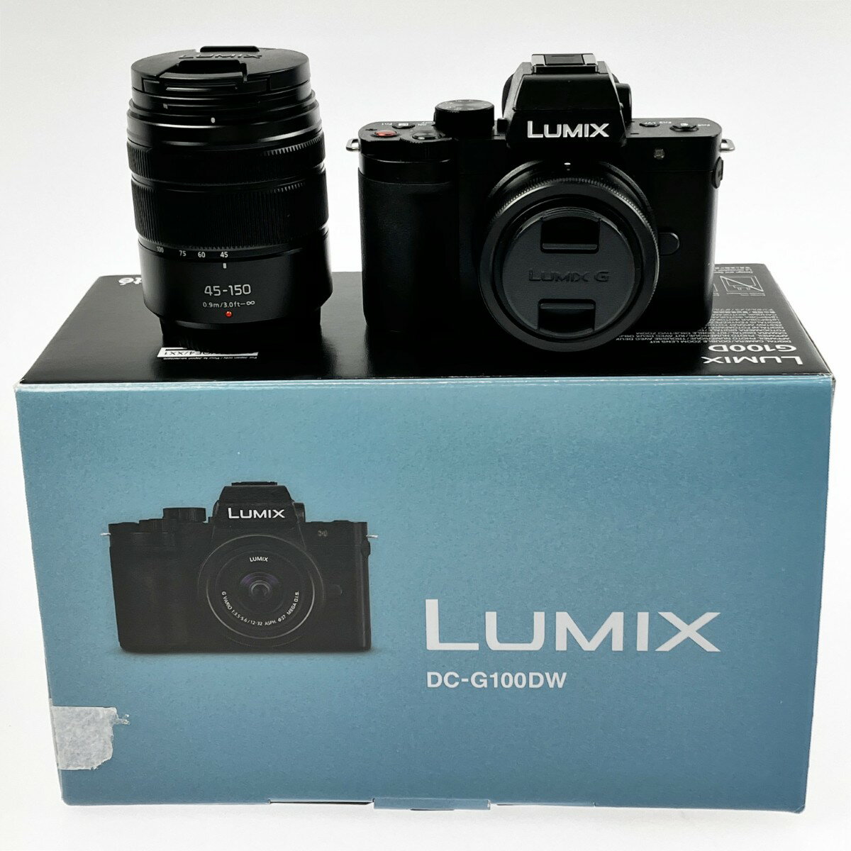▽▽【中古】Panasonic パナソニック ミラーレス一眼 LUMIX ダブルズームレンズキット G100DW-K Aランク