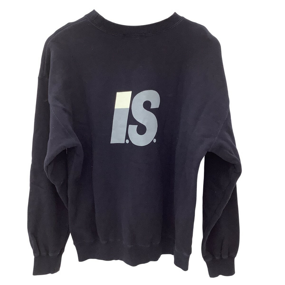 【中古】ISSEY MIYAKE イッセイミヤケ I,S メンズ スウェット トレーナー SIZE M IS20-JL001 ブラック Bランク