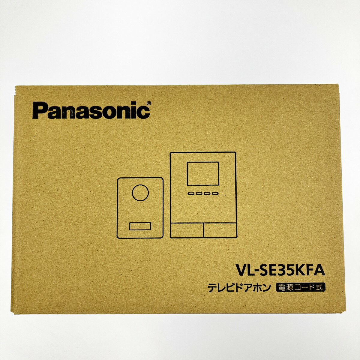 ▽▽【中古】Panasonic パナソニック テレビドアホン 電源コード式 VL-SE35KFA 開封未使用品 Sランク