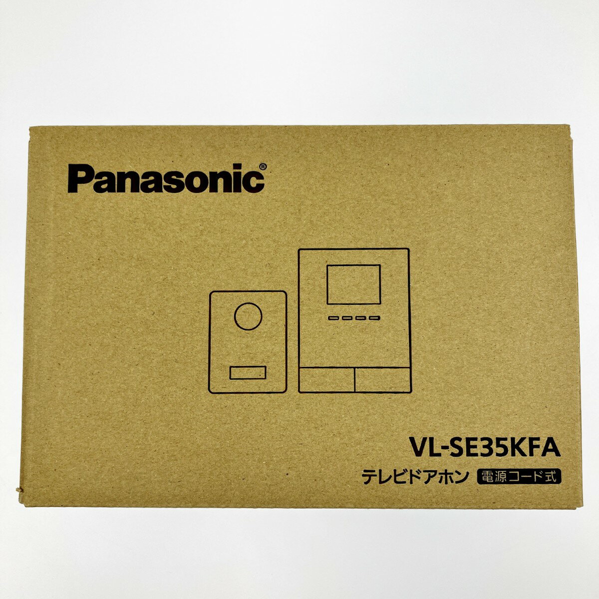 ▽▽【中古】Panasonic パナソニック テレビドアホン 電源コード式 VL-SE35KFA 開封未使用品 Sランク
