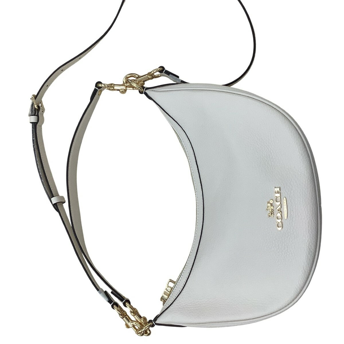 【中古】COACH コーチ レディース 2WAYバッグ ハンド・ショルダーバッグ CO996 アイボリー Bランク(4)