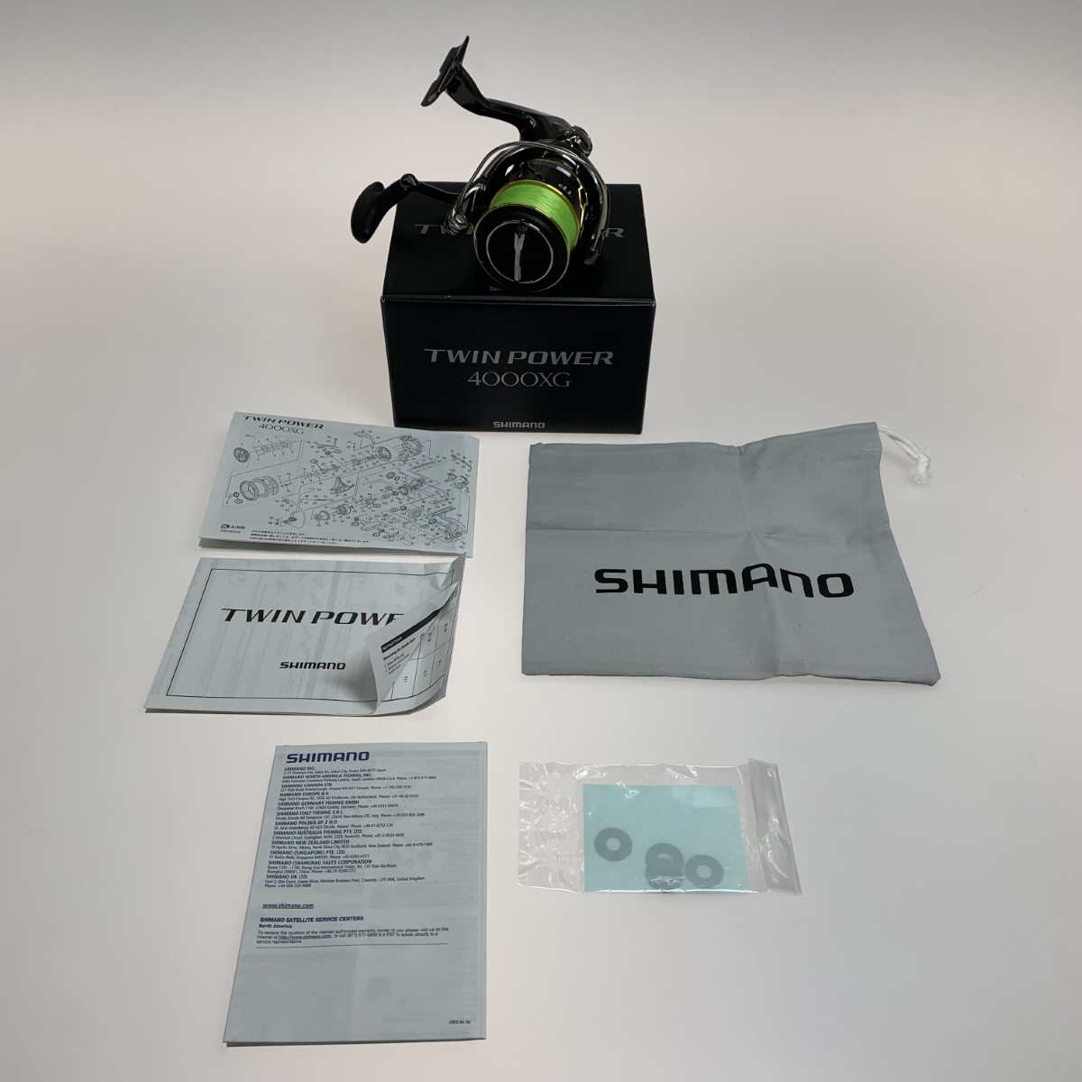 楽天市場】shimanoスピニングリール20ツインパワー4000xgの通販