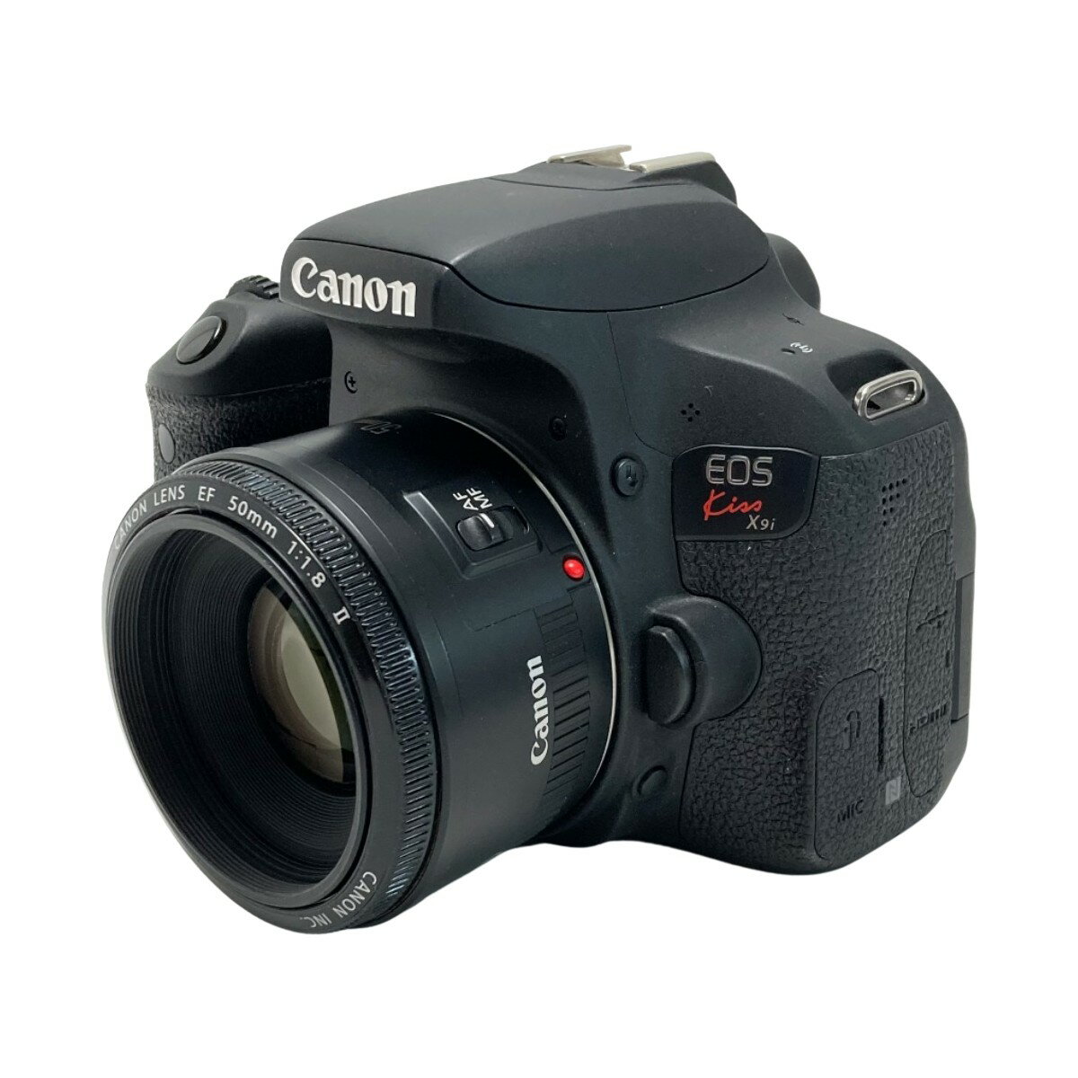 ☆☆【中古】CANON キャノン EOS kiss X9i DS126661 レンズ EF50mm F1.8 II 充電器付き Bランク