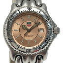 ☆☆【中古】TAG HEUER タグホイヤー セル デイト WG131D ピンク クォーツ レディース 腕時計 Cランク