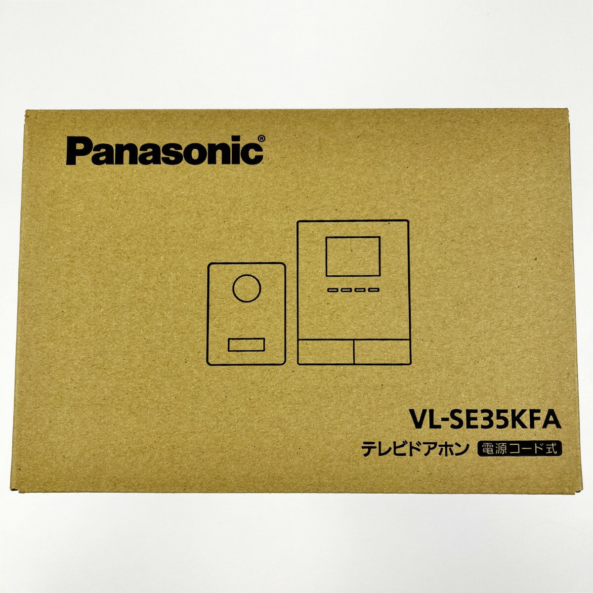 ▽▽【中古】Panasonic パナソニック テレビドアホン 電源コード式 VL-SE35KFA 開封未使用品 Sランク
