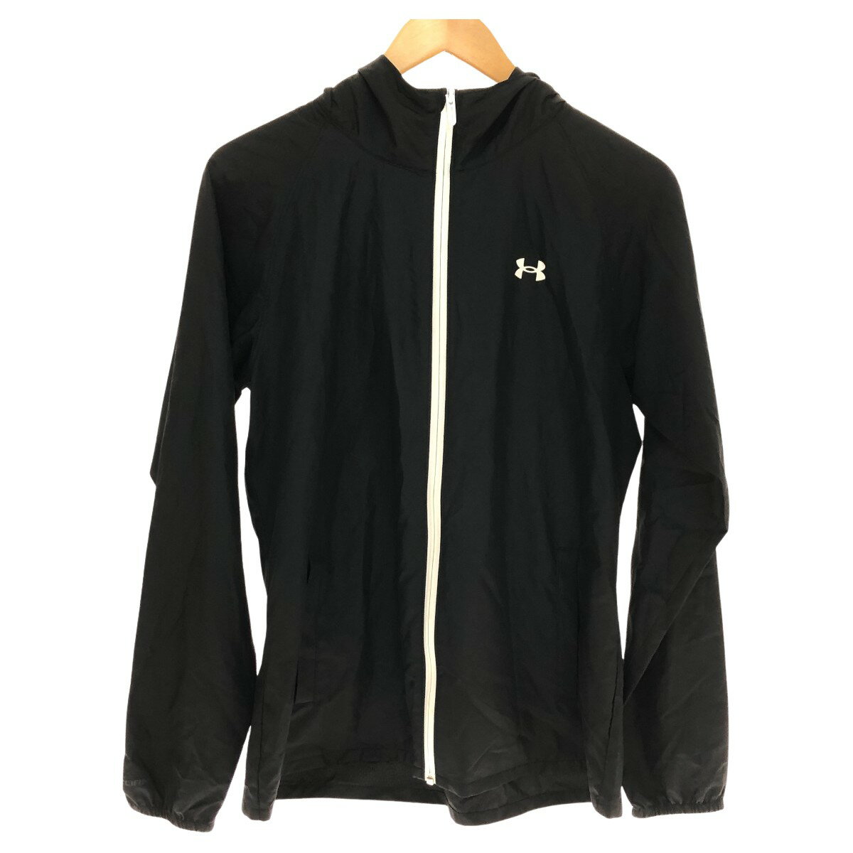 □□【中古】UNDER ARMOUR アンダーアーマー セットアップ ウィンドブレーカー上下 SIZE XL 1357904 ブラック Bランク