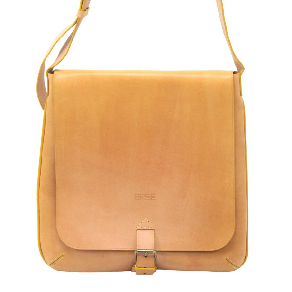 $$【中古】BREE ブリ ショルダーバッグ ベージュ Cランク