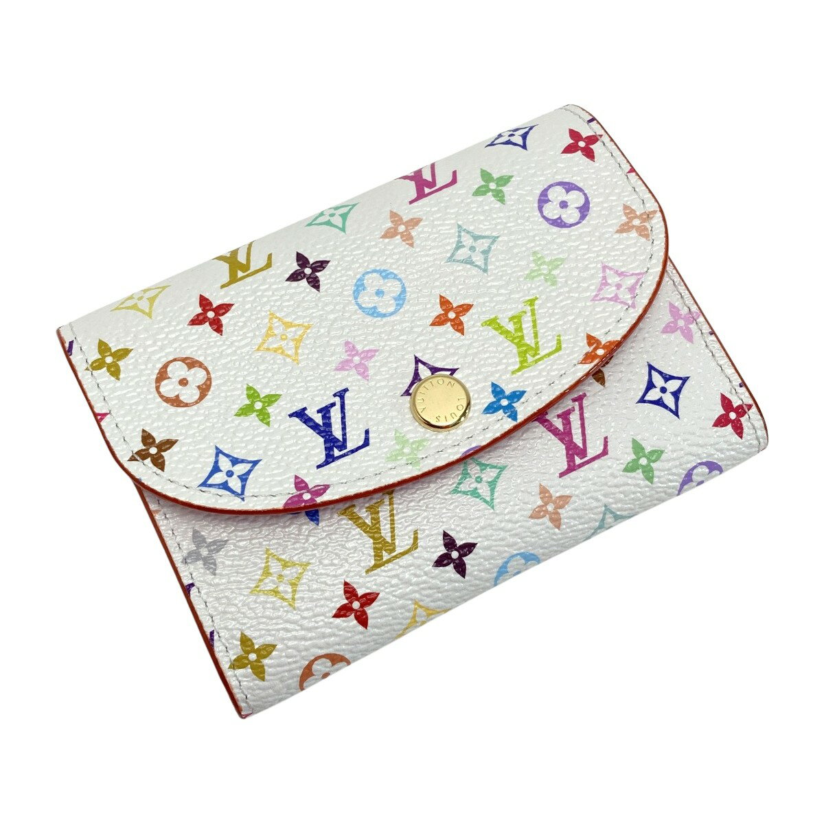 ☆☆【中古】LOUIS VUITTON ルイヴィトン モノグラム マルチカラー LV×TM ポルトモネ・ロザリ M13399 村上隆 コインケース 財布 Aランク