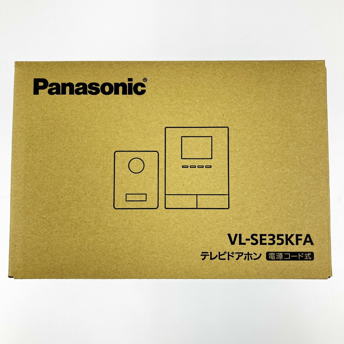 ▽▽【中古】Panasonic パナソニック テレビドアホン 電源コード式 VL-SE35KFA 開封未使用品 Sランク