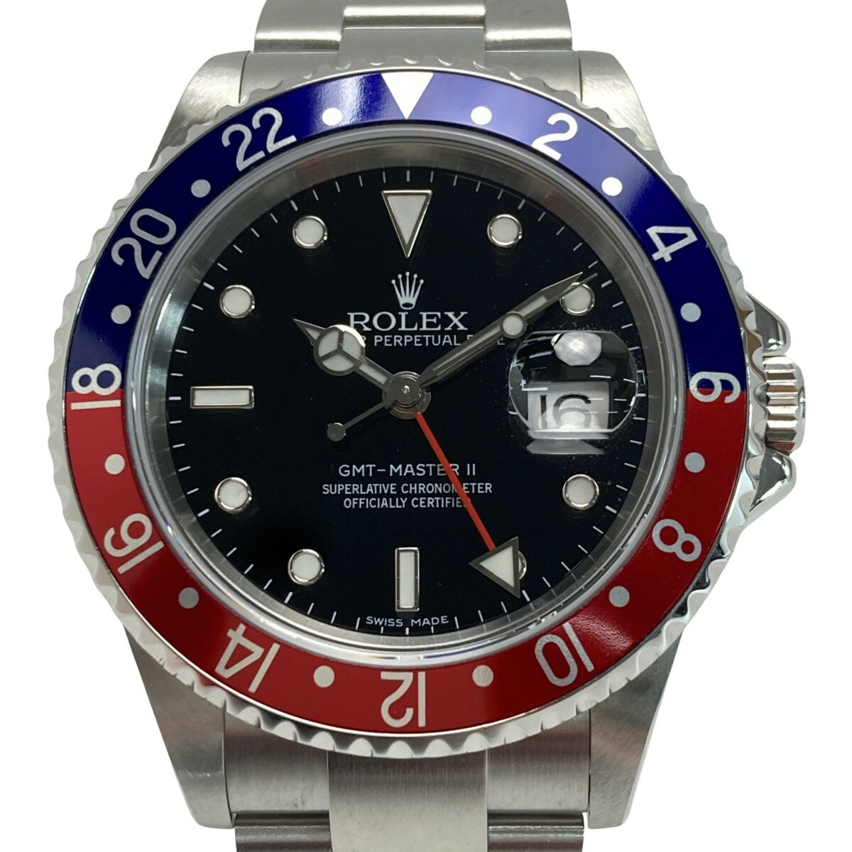 ☆☆【中古】ROLEX ロレックス GMTマスター2 Z番 16710 ブラック 自動巻き メンズ 腕...