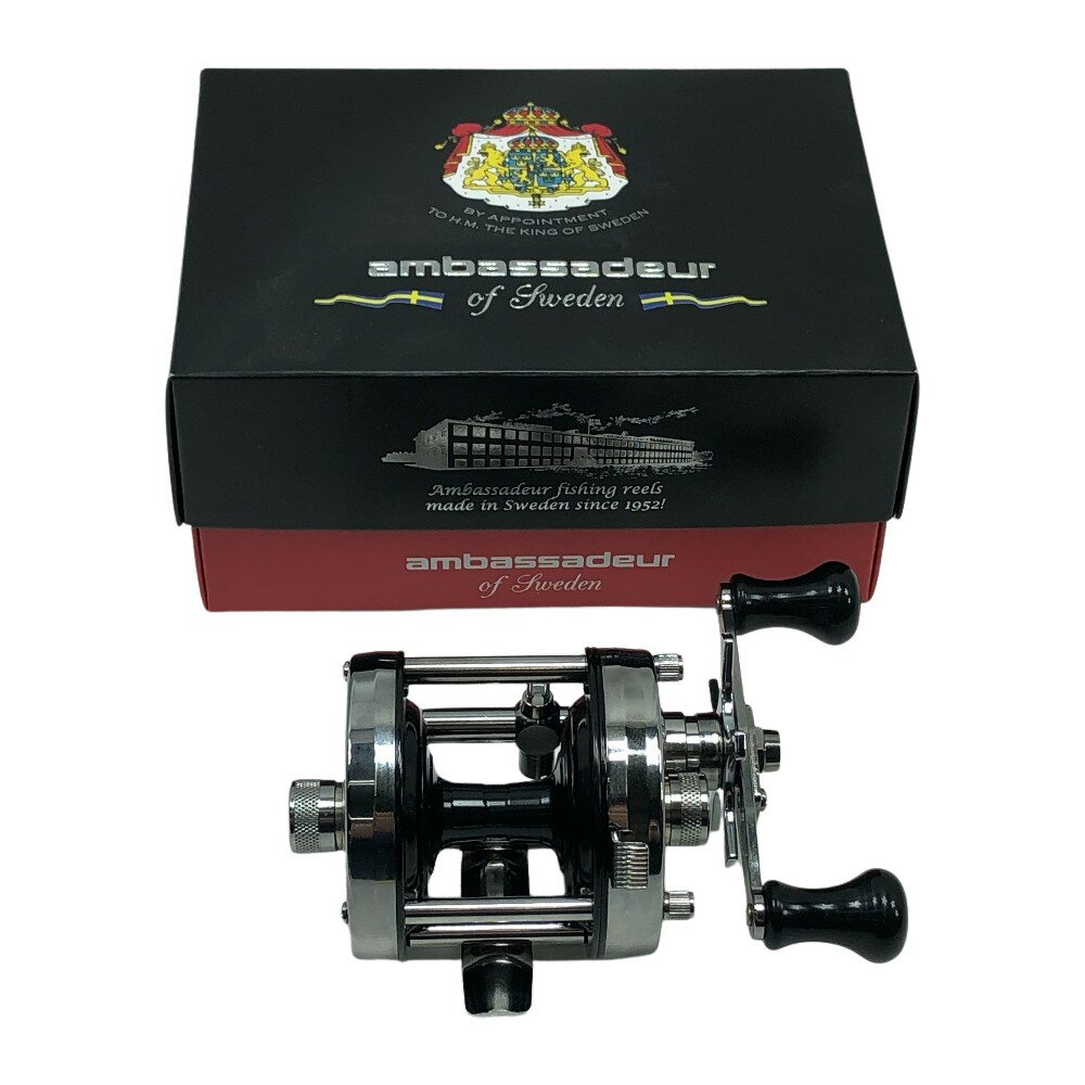 ΣΣ【中古】ABU×ディスプラウト ベイトリール アンバサダー5500CS ロケット ミラークローム Sランク