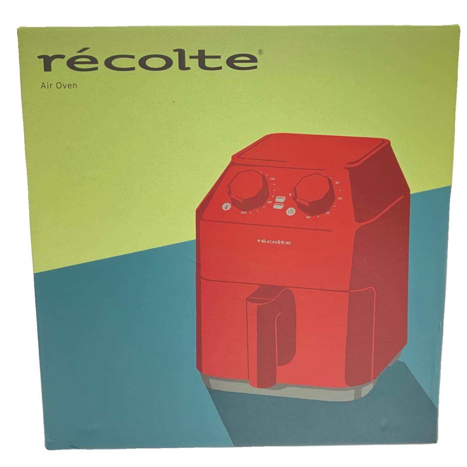 $$【中古】recolte エアーオーブン トマトレッド RAO-01 Aランク