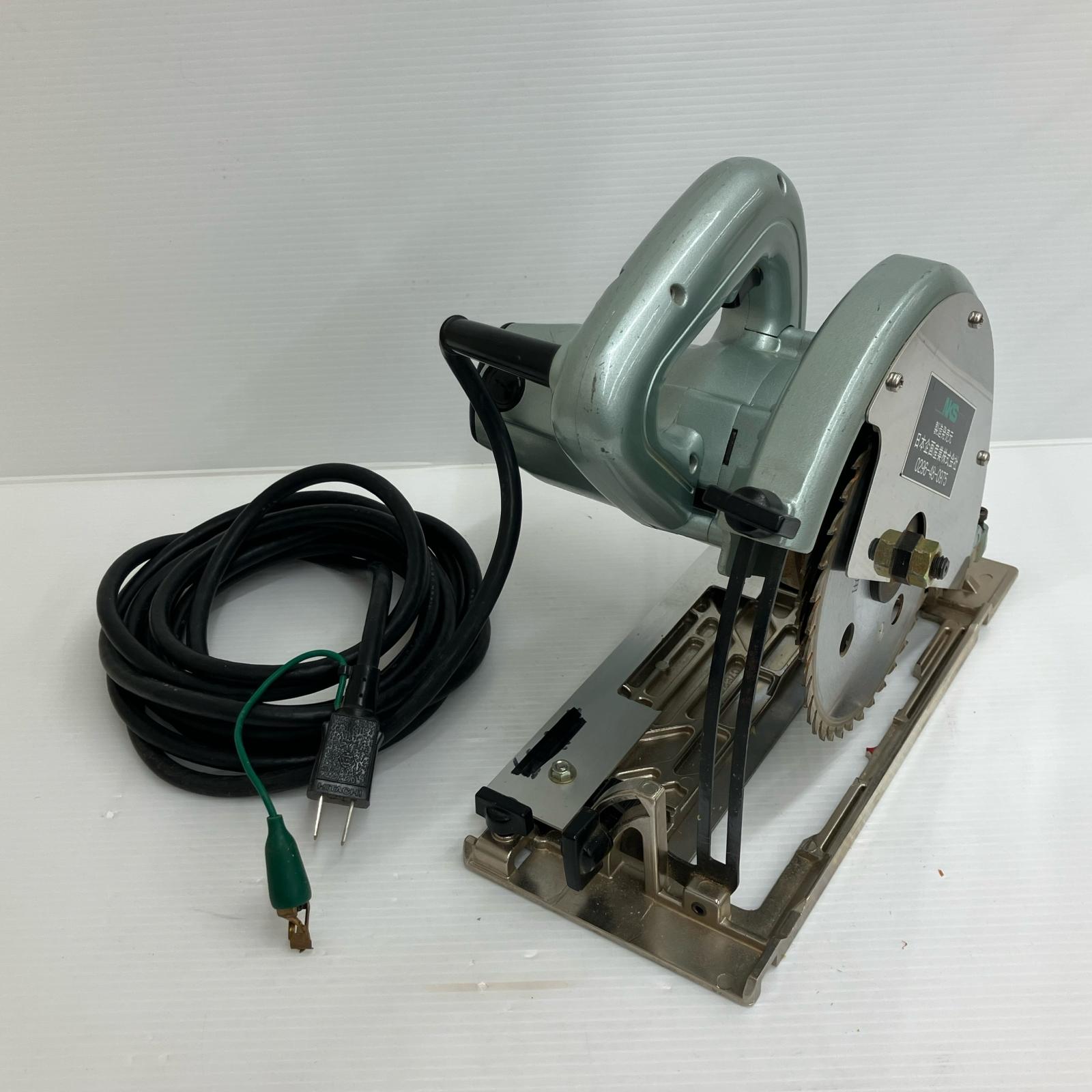 ДД【中古】NKS コード式丸のこ 100v NKS X196 黄緑 Bランク