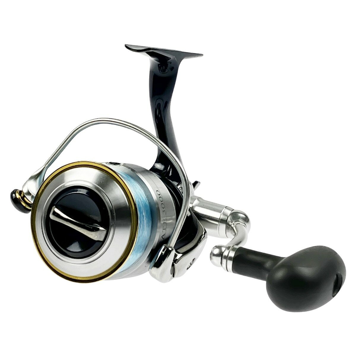 ▽▽【中古】DAIWA ダイワ スピニングリール 04セルテート 3000 ハンドルカスタム 055244 Cランク