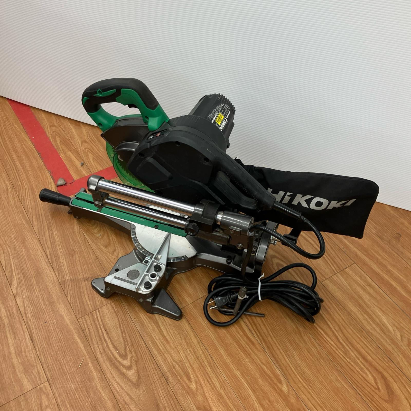 ДД【中古】HiKOKI ハイコーキ 100v 卓上スライド丸のこ 165mm C6RSHD グリーン Bランク