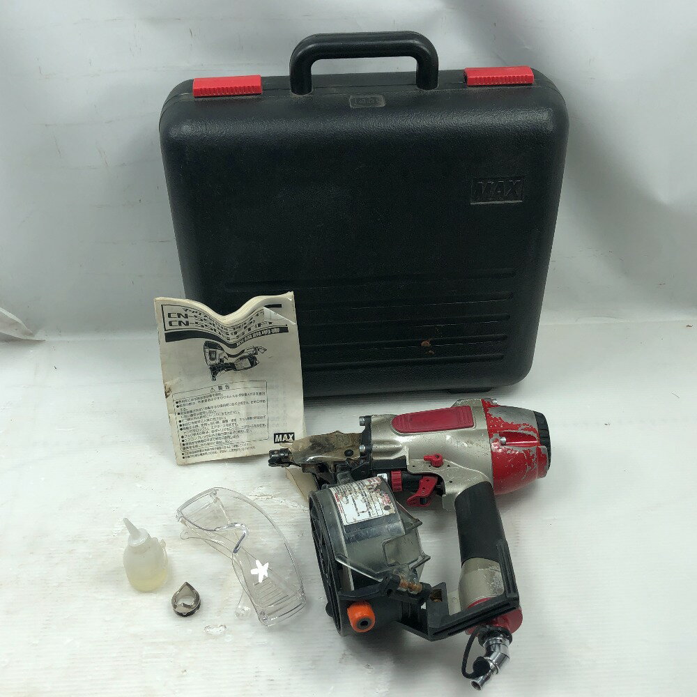 ◇◇【中古】MAX マックス 工具 エアツール コイルネイラ CN550S レッド Cランク