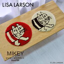 LISA LARSON リサラーソン チェアマット 35cm レッド アイボリー 円形 丸型 マイキー 猫 ねこ 座布団 北欧 洗濯 手洗い 可能 洗える 滑り...