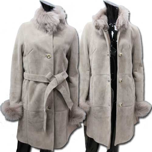 【OFF Price】タートルネック ムートンコート レディース ムートンウエア ムートン 毛皮 コート アウター