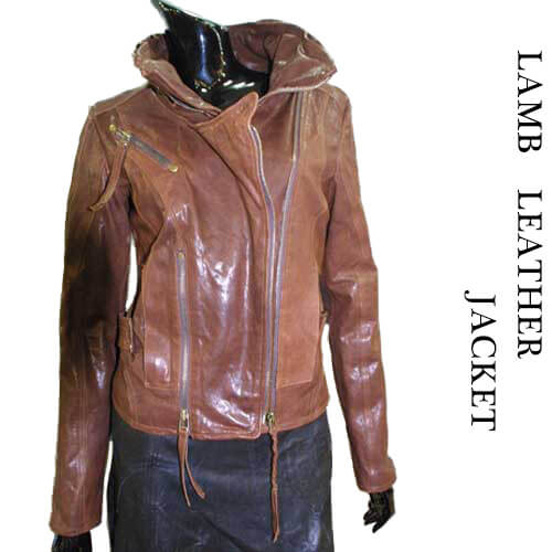 【OFF Price】ラムレザー ワイヤー入り Wジップジャケット レザージャケット ライダースジャケット 【OFF Price】ラムレザー ワイヤー入り Wジップジャケット レザージャケット ライダースジャケット