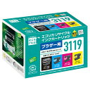 【楽天倉庫より365日発送】 LC3119-4PK 互換インク ECI-BR3119-4P 4色パック エコリカ リサイクルインク