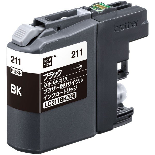LC211BK ECI-BR211B エコリカ リサイクルインク