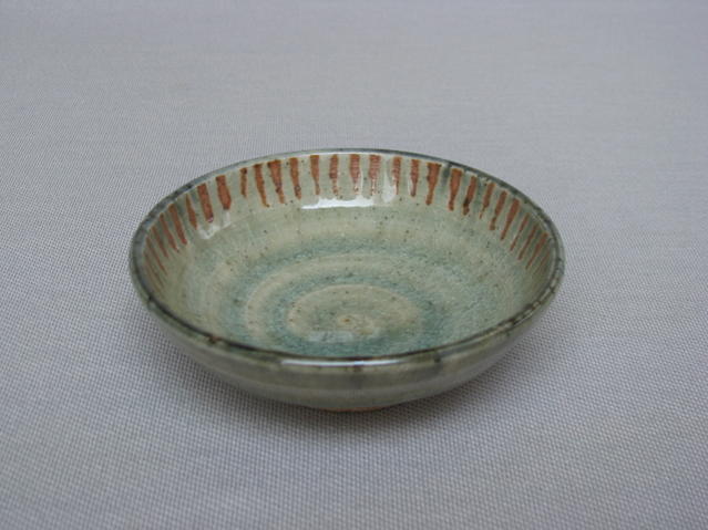 Small Bowls - 【瀬戸焼/せとやき/せともの】【取鉢/小鉢/小付】灰釉十草3.5小付