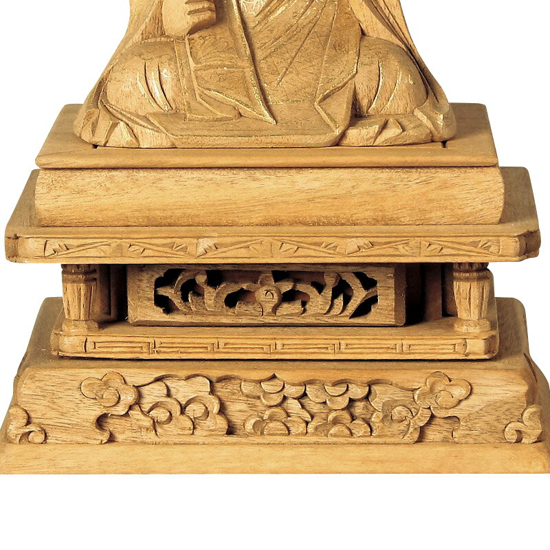 【マラソンSALE！10%OFF】仏像 【楠木地彫】 日蓮 金泥書　3.0寸（高さ：185mm） 木彫 仏像販売 通販 日蓮宗 仏壇 仏具 roanshop-10014888 ロアン 〜仏壇仏具館〜 サンプル画像3