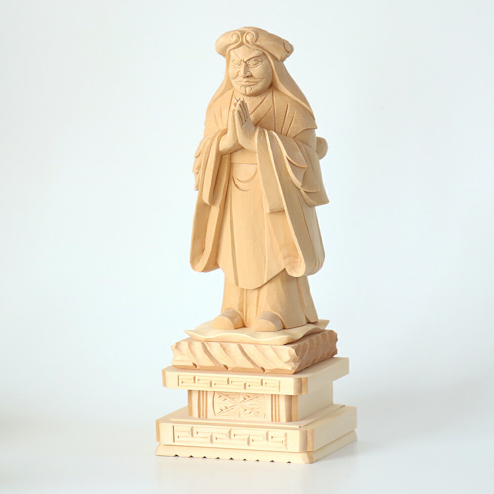 【スーパーSALE！10%OFF】仏像 【総白木】 中山鬼子母神 5.0寸（高さ：245mm） 木彫 仏像販売 通販 きしもじん 法華経 仏壇 仏具 roanshop-10014964 ロアン 〜仏壇仏具館〜 サンプル画像2