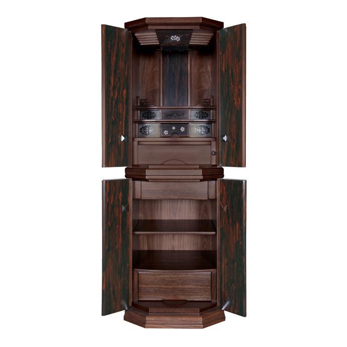 【スーパーSALE!51%OFF】モダン仏壇 「カリナタ」 (v13-120-1)/家具調仏壇 モダン仏壇 デザイン仏壇 インテリア仏壇 台付き リビング 仏壇...