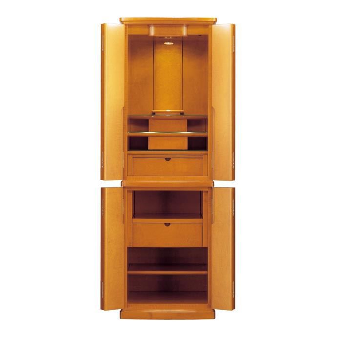 【スーパーSALE!51%OFF】国産仏壇 モダン仏壇 「ホオノキ」 (v13-123-1)/家具調仏壇 モダン仏壇 デザイン仏壇 インテリア仏壇 台付き リビ...