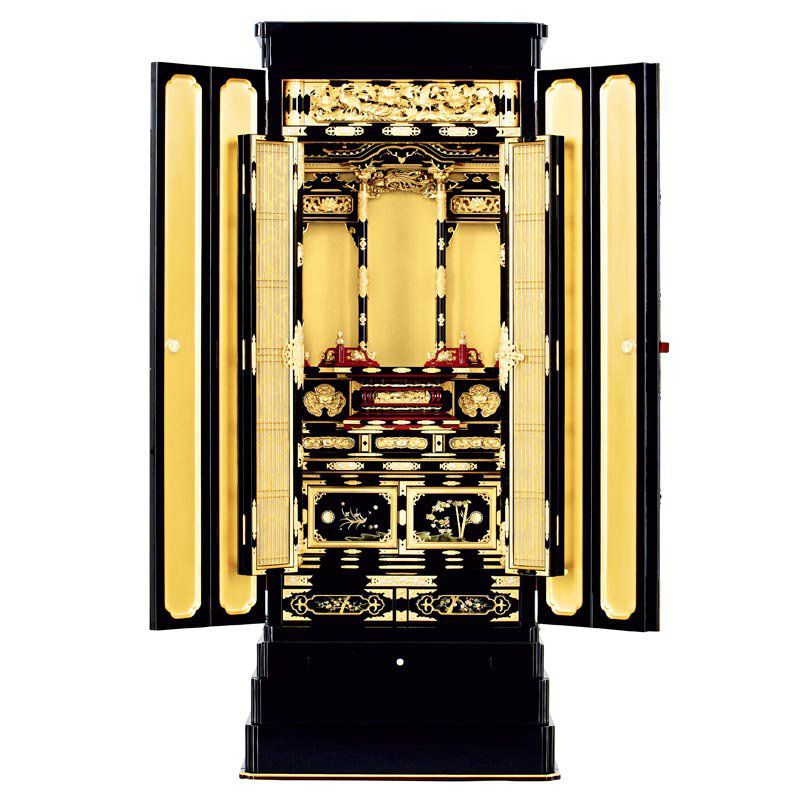 【スーパーSALE!10%OFF】浄土真宗大谷派用金仏壇 「神楽・東」18号 (317-3) 幅63cm