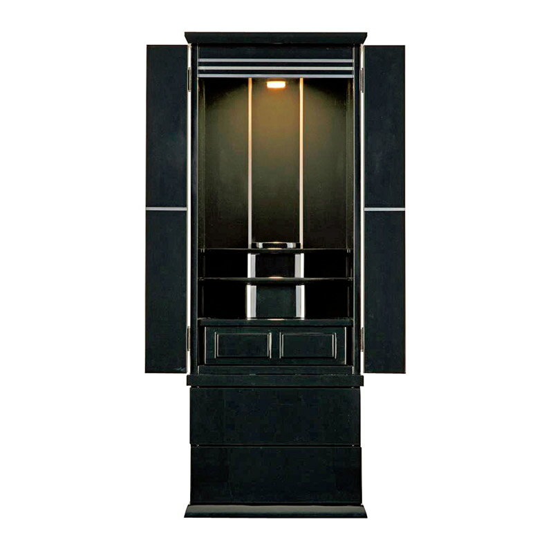 【スーパーSALE!51%OFF】仏壇 モダン仏壇 「カシミロ」 紺色 15×40号 (v13-135-2)/家具調仏壇 モダン仏壇 床置き仏壇台付き リビング...