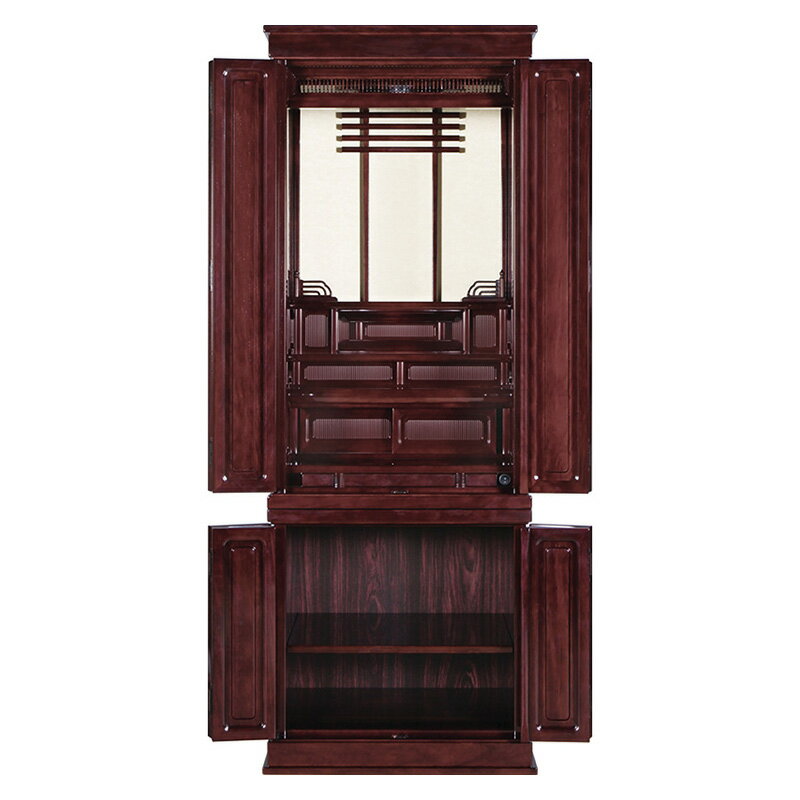 【スーパーSALE!51%OFF】国産仏壇 「ベネトナシュ」 ウレタンOP仕上 18号 (v13-124-1)/家具調仏壇 モダン仏壇 床置き 仏壇台付き リビ...