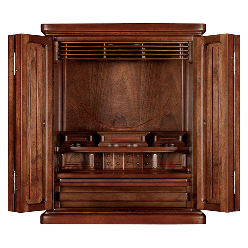 【スーパーSALE!51%OFF】仏壇 モダン仏壇 「メール」 シャム柿 14×18号 (v13-097-1)/家具調仏壇 モダン仏壇 ミニ仏壇 小型仏壇 モダ...