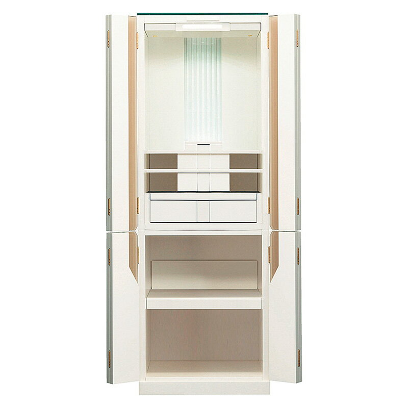 【スーパーSALE!51%OFF】国産仏壇 モダン仏壇 「アルストル」 ホワイト色 16×46号 (v13-122-1)/家具調仏壇 モダン仏壇 床置き 仏壇台...