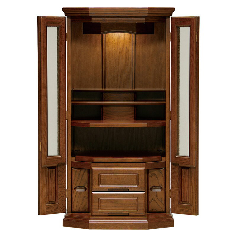 【スーパーSALE!51%OFF】国産仏壇 「カバザイト」 ダーク色 20×41号 (v13-048-3) 一本立ち/家具調仏壇 モダン仏壇 床置き 一本立ち ...