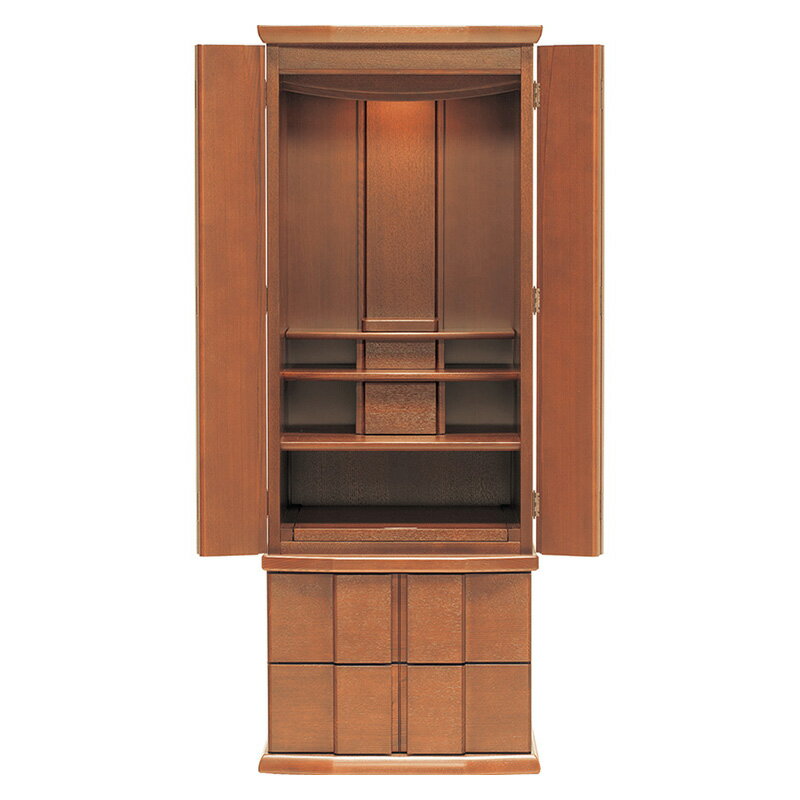 【スーパーSALE!51%OFF】仏壇 「フロレーネ」 ミドル色 15×40号 (v13-116-2)/家具調仏壇 モダン仏壇 床置き 仏壇台付き リビング 仏...