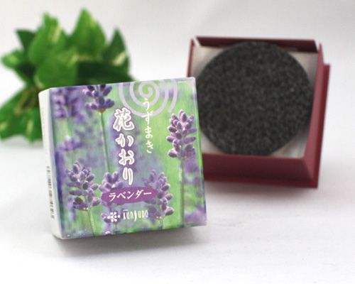 Rakuten - 【花かおり】 ラベンダーうずまきタイプ 10巻入【楽ギフ_包装】/線香 家庭用線香 進物用線香 仏壇用線香