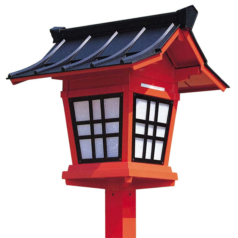 【スーパーSALE!10%OFF】【献灯篭】神社用献灯篭アルミニウム製 (朱色) 献灯籠 燈籠 献灯台 燈篭 神社 仏具灯篭(とうろう)灯籠 燈籠