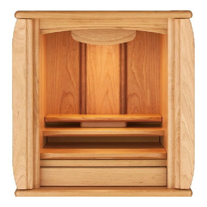 ミニ仏壇 「アルモン」山桜 16号 /家具調仏壇 モダン仏壇 小型 リビング 仏壇 モダン 送料無料