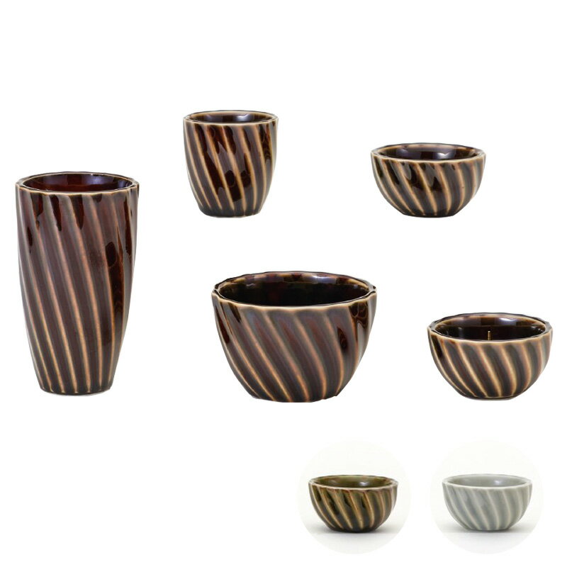仏具5点セット「らいん具足」 陶器 おしゃれ かわいい 仏壇 仏具 具足セット