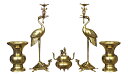 【五具足】 利久形 磨 3寸/仏具 高級仏具 仏壇仏具 仏具セット