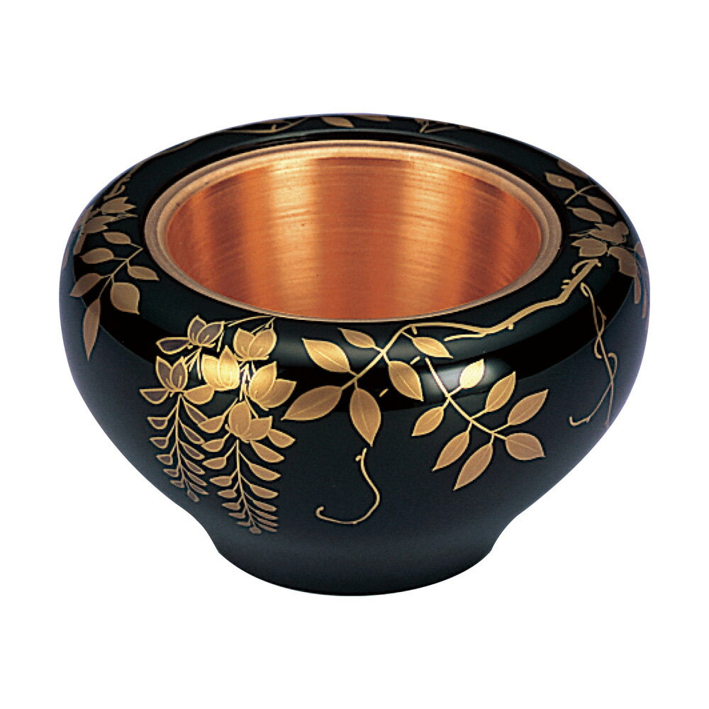 Rakuten - 鉄鉢香爐 本物志向　4寸 / 藤蒔絵（0300-0100）日本製 ※受注生産品