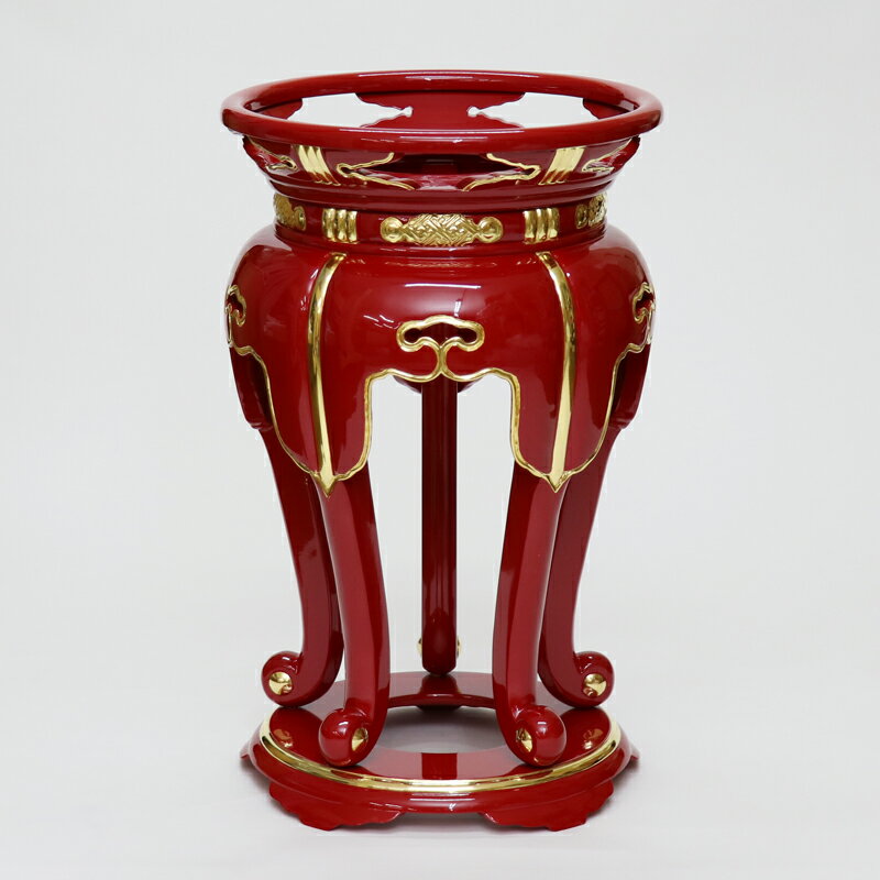 【スーパーSALE!10%OFF】【寺院 お寺 仏具】背高 丸金台 内寸1.2尺(36cm)おりん ケース台 リン台 大徳寺 寺院 お寺(3922-1200) ...